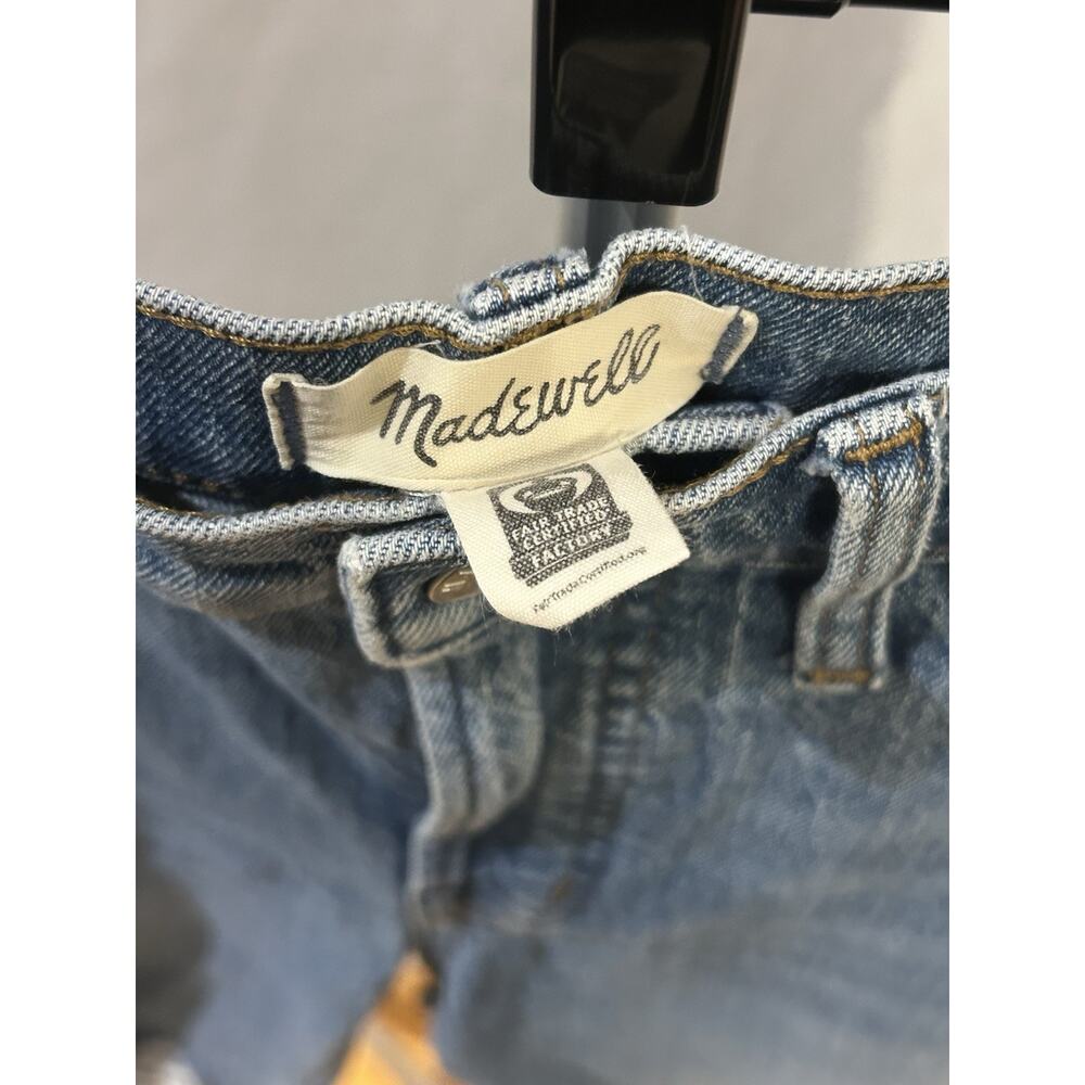 Madewell The Mid-Ride Perfect Vintage Distressed Jeans Women's size 27 - Picture 2 of 5